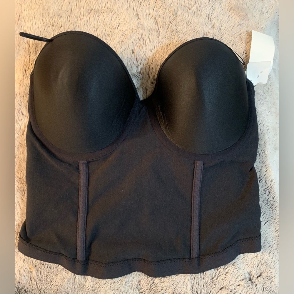 Black Lilyette by Bali Strapless Women’s Bustier Corset Size 38D - Picture 3 of 6